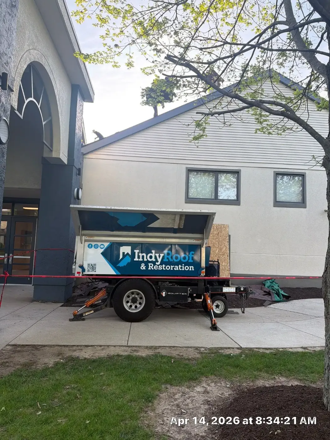 Flashing and seam work in Center Grove